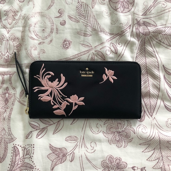 kate spade Handbags - Kate Spade Dawn Place Embroidered Wallet